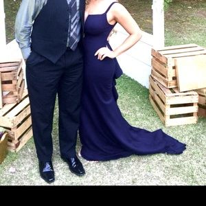 Jovani Dark Blue - Size 4